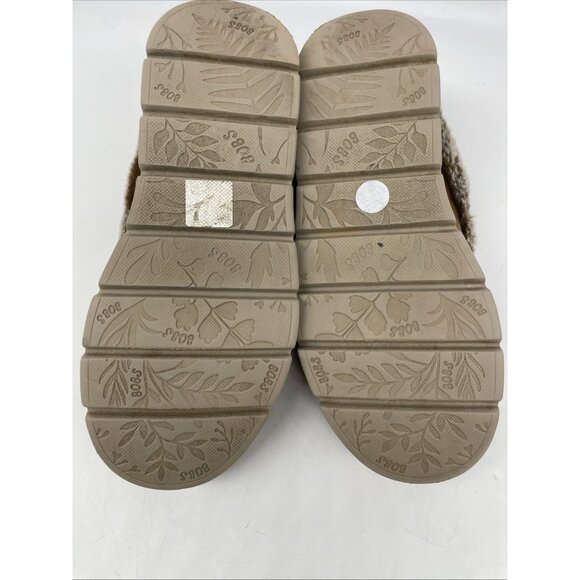 Skechers BOBS Women's Keepsakes Lite Cozy Comfort Clog Slippers Brown Size 8 - Picture 9 of 13